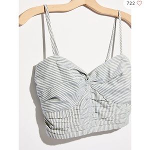 Cinched corset tie front style crop top